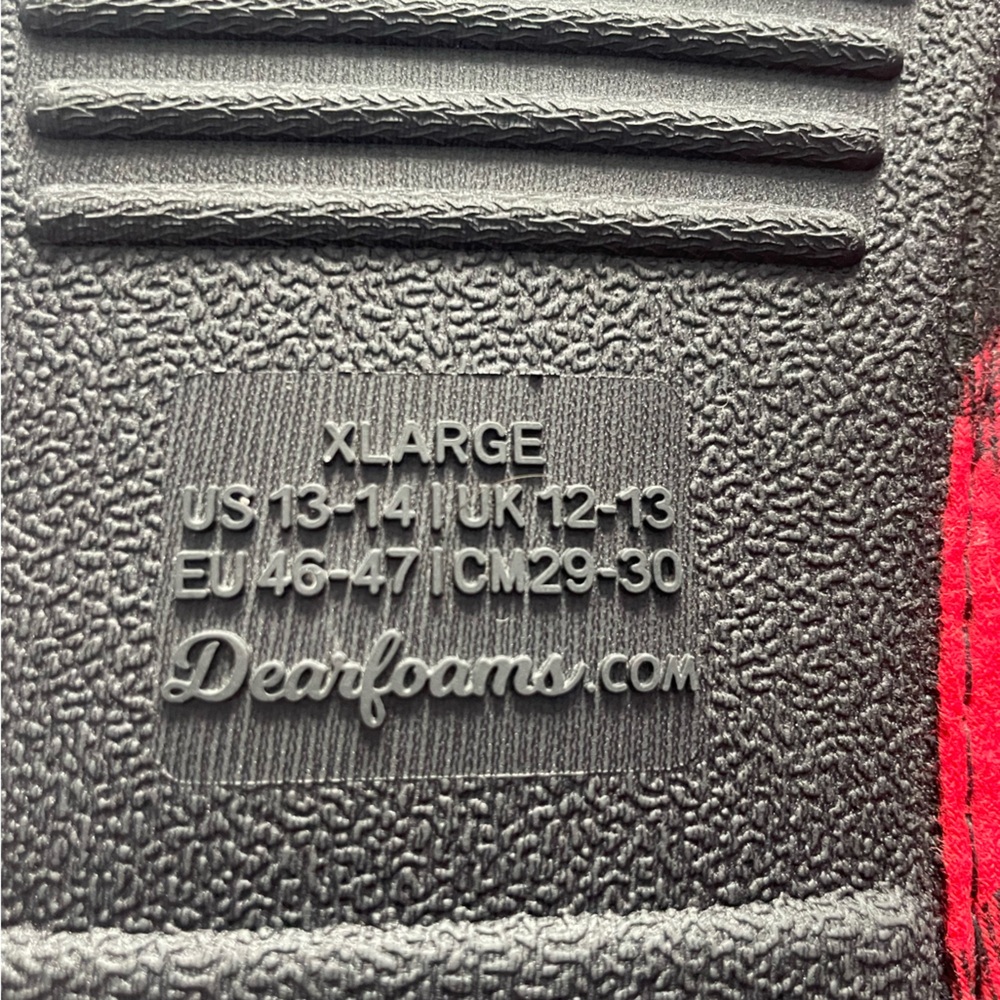 Dearfoams Papa Bear Plaid Slippers - Picture 4 of 4